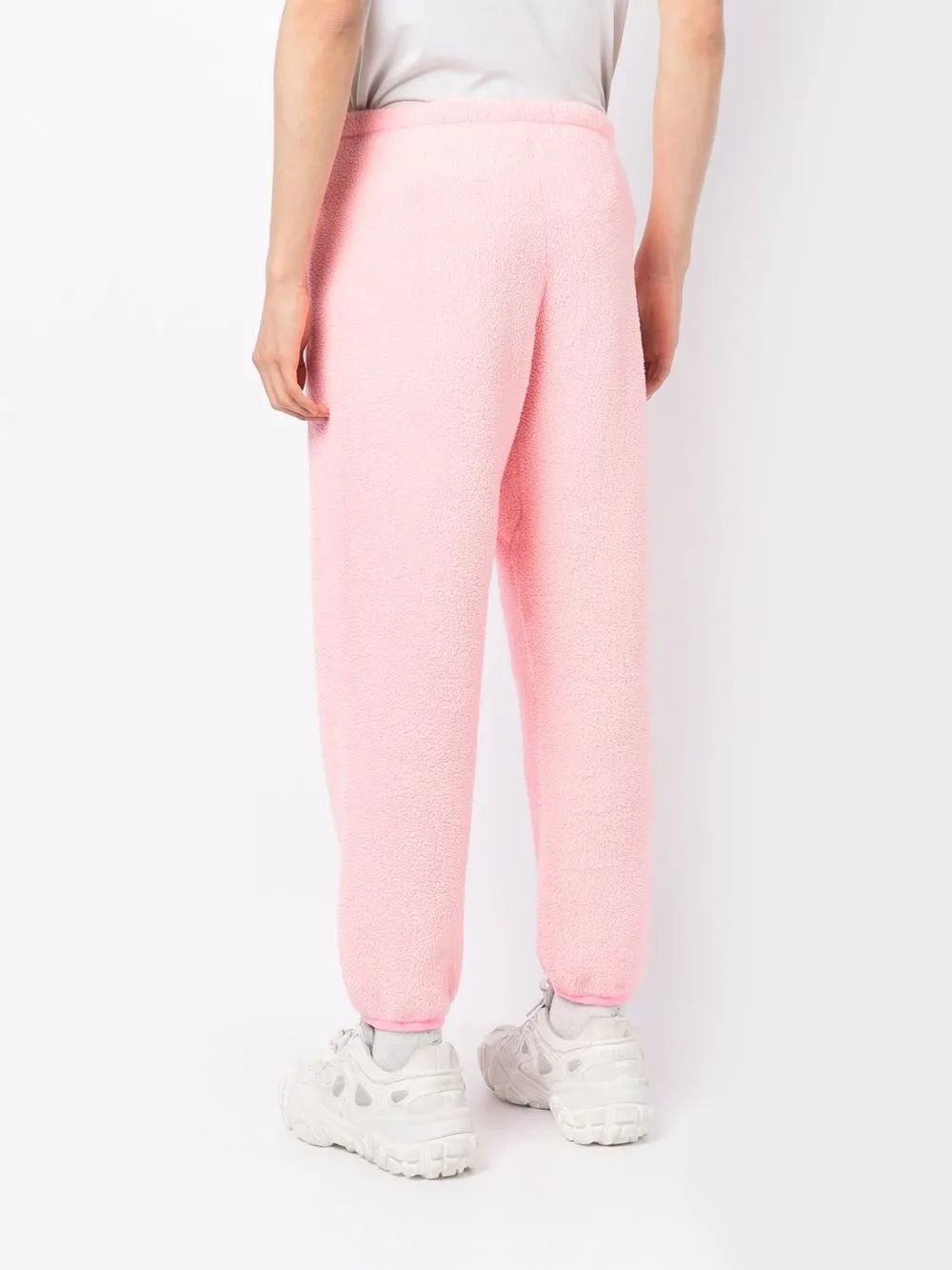 Alexander Wang Logo-embroidered Track Pants In Rosa