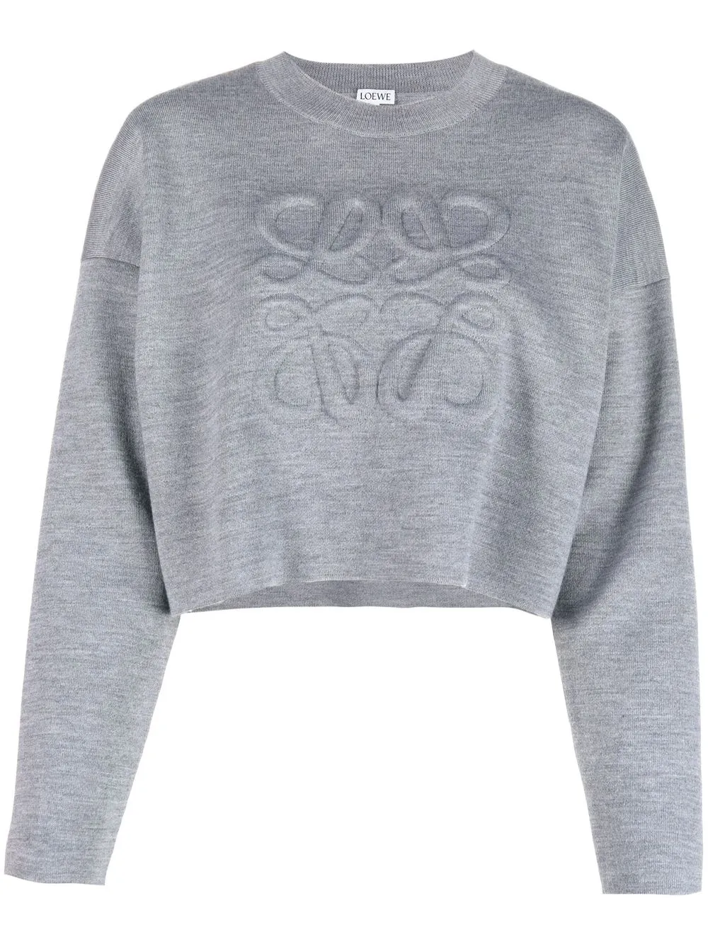 LOEWE Cropped trui Grijs