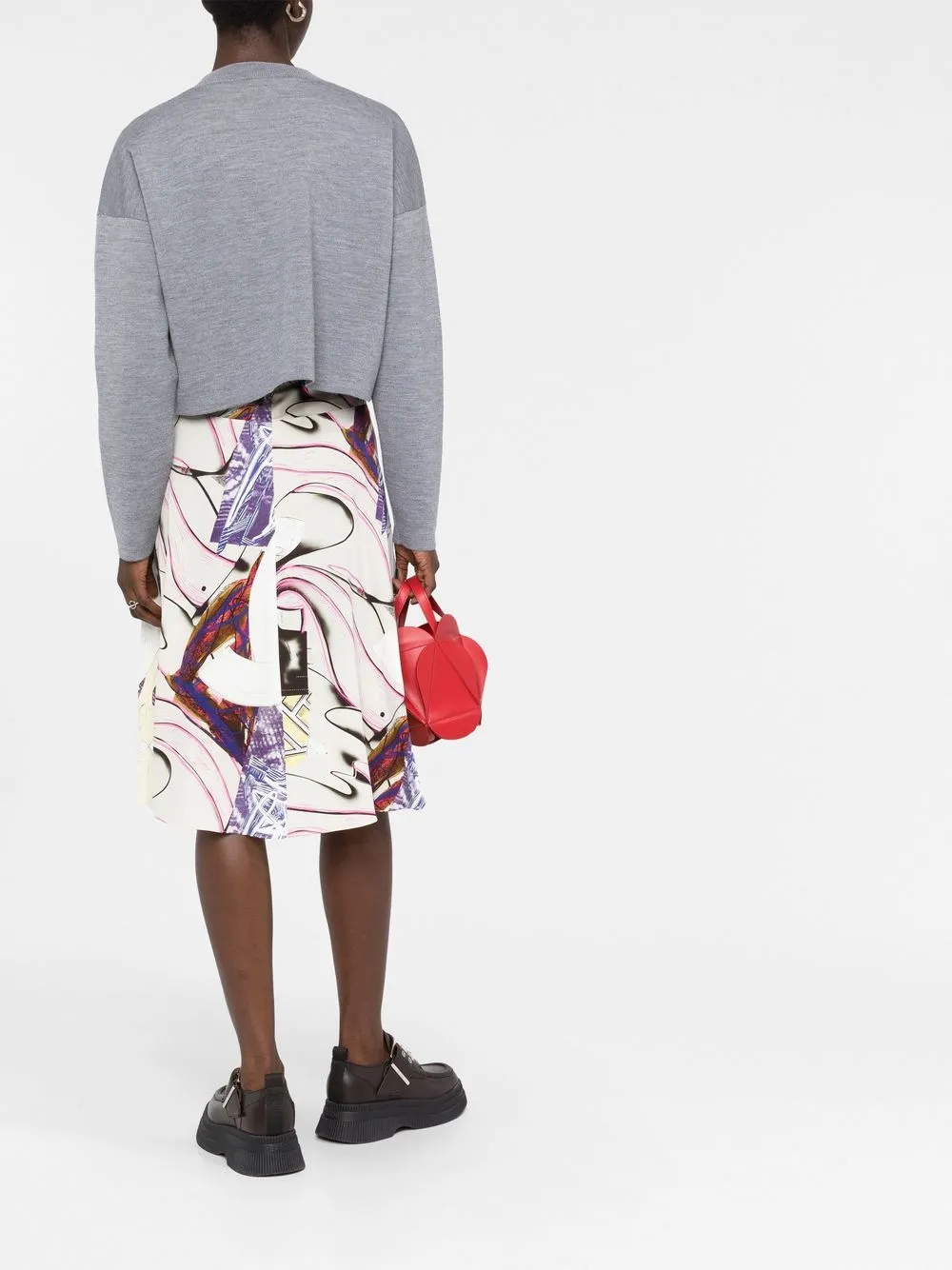 LOEWE Cropped trui Grijs