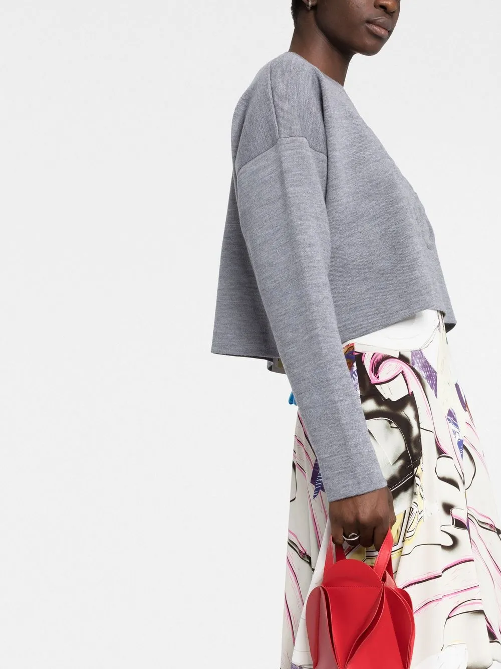LOEWE Cropped trui Grijs