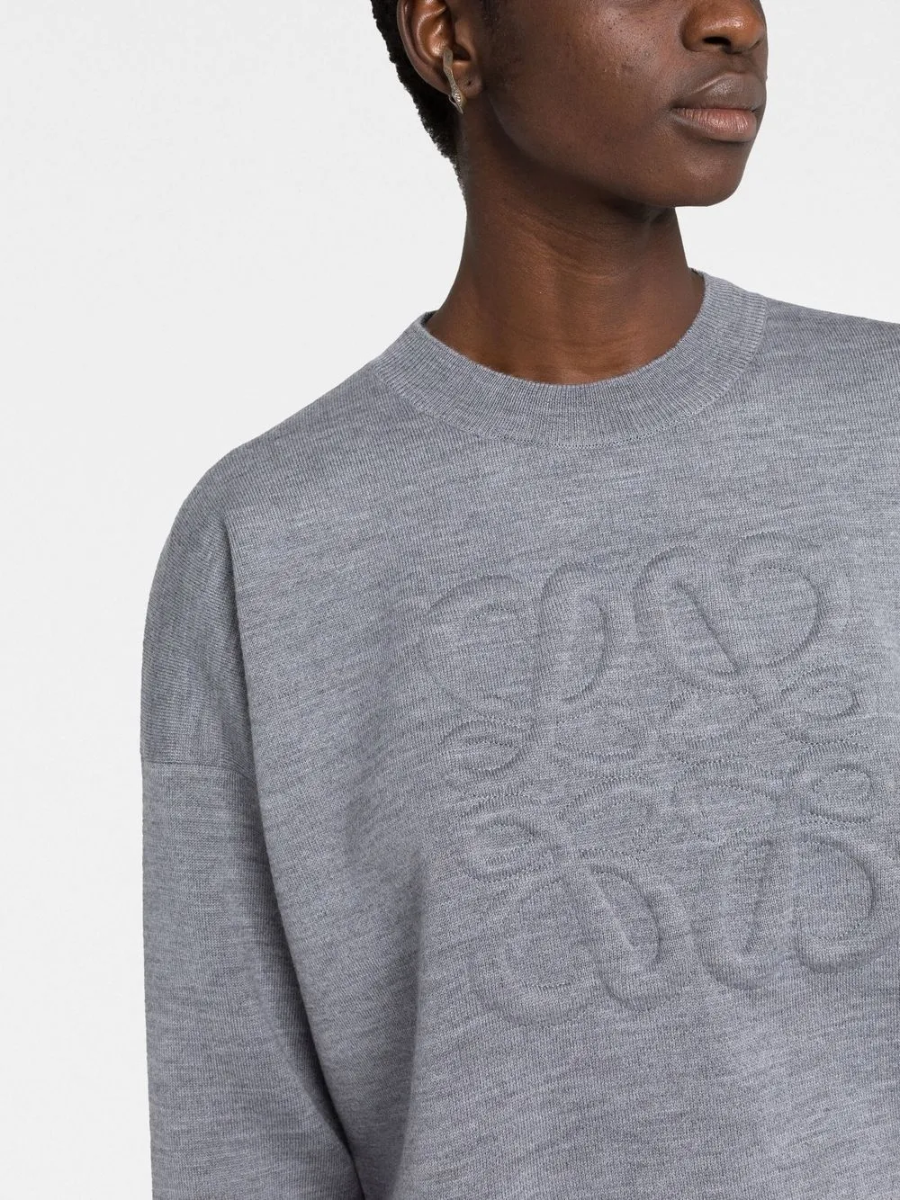 LOEWE Cropped trui Grijs