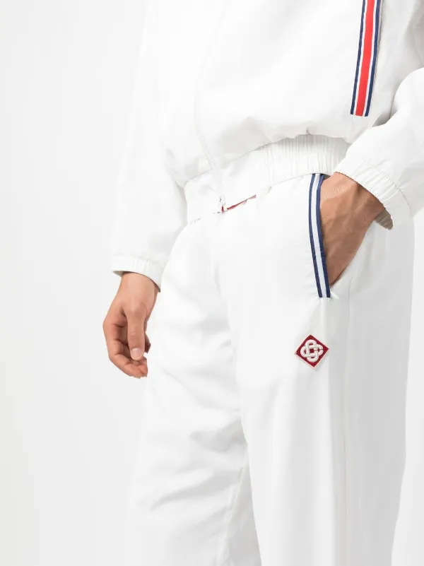 パンツ・ボトムスその他 CASABLANCA Men Pants MF24JTR21601 White Casablanca logo-print Track Pants | White | FARFETCH