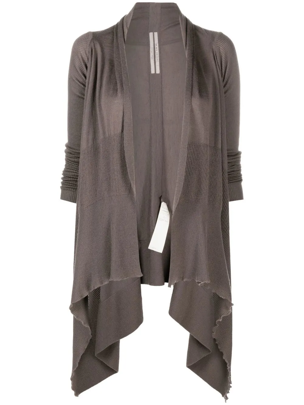 

Rick Owens draped open front cardigan - Brown