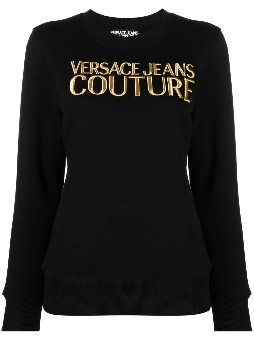 

Versace Jeans Couture sudadera con logo bordado - Negro