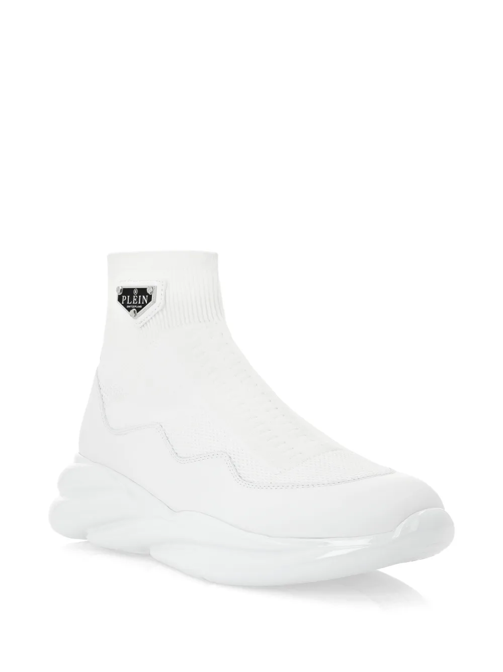 Philipp Plein Skywalker Runner soksneakers Wit