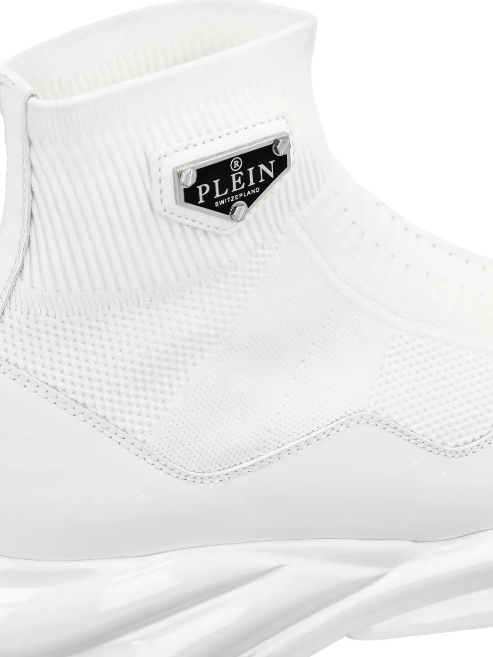 Philipp Plein Skywalker Runner soksneakers Wit