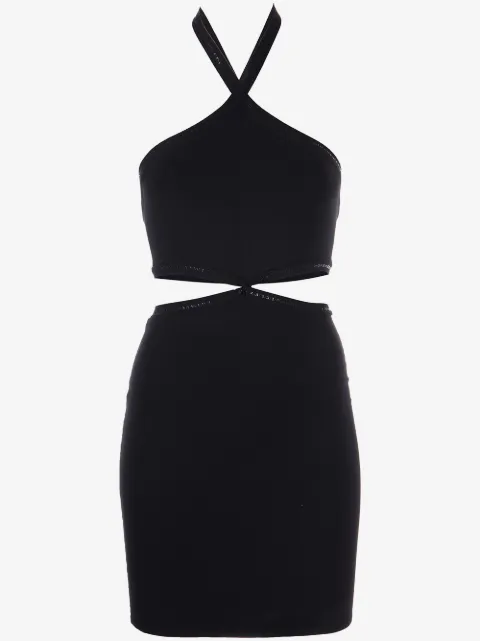 Alexander Wang halterneck cut-out mini dress
