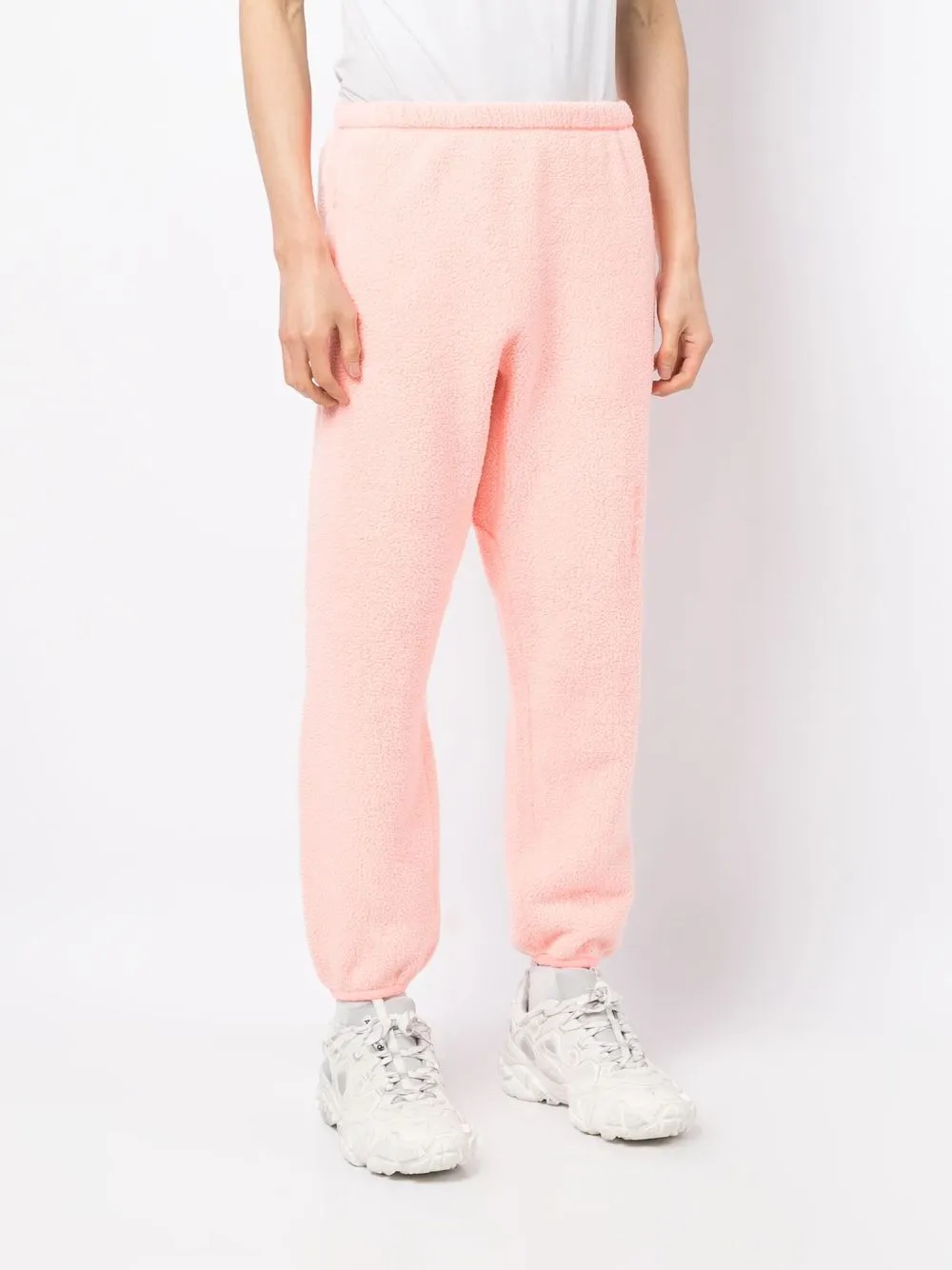 Alexander Wang Logo-embroidered Track Pants In Orange