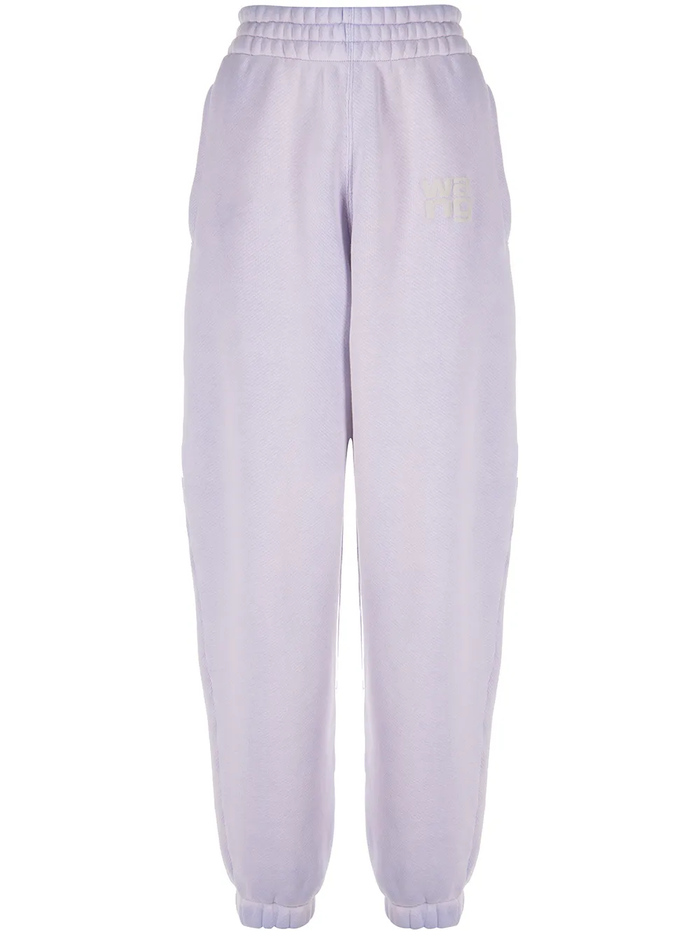 

Alexander Wang logo-embroidered cotton track pants - Purple