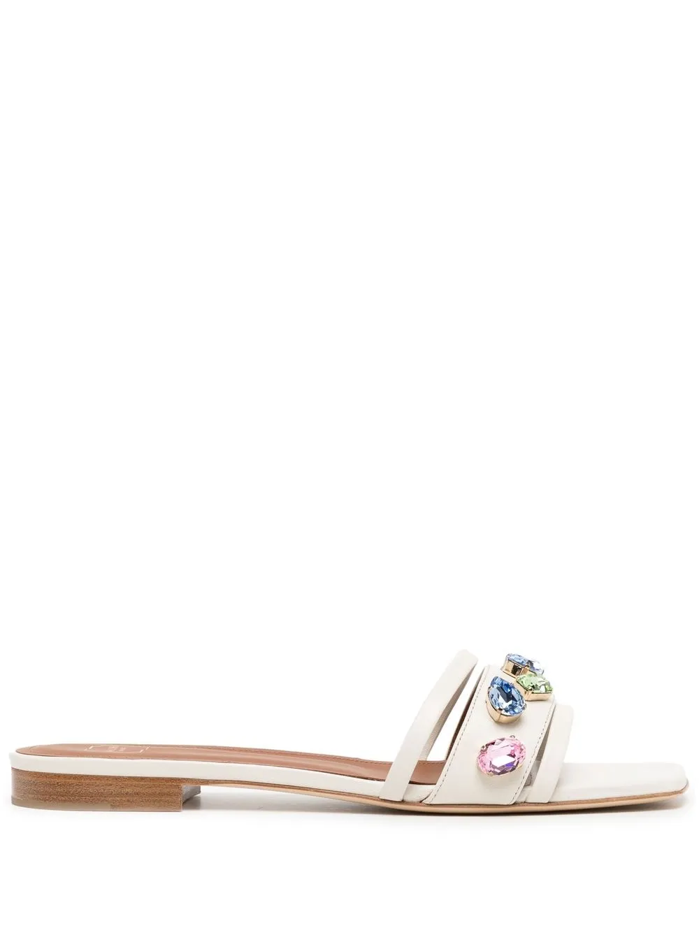 

Malone Souliers sandalias con detalles de strass - Blanco