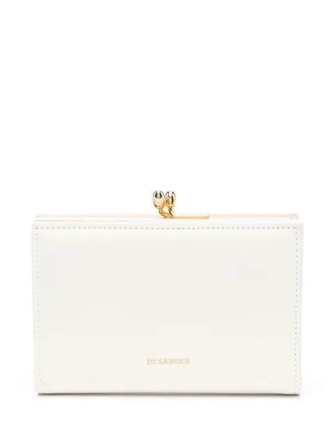 Jil Sander cartera con logo
