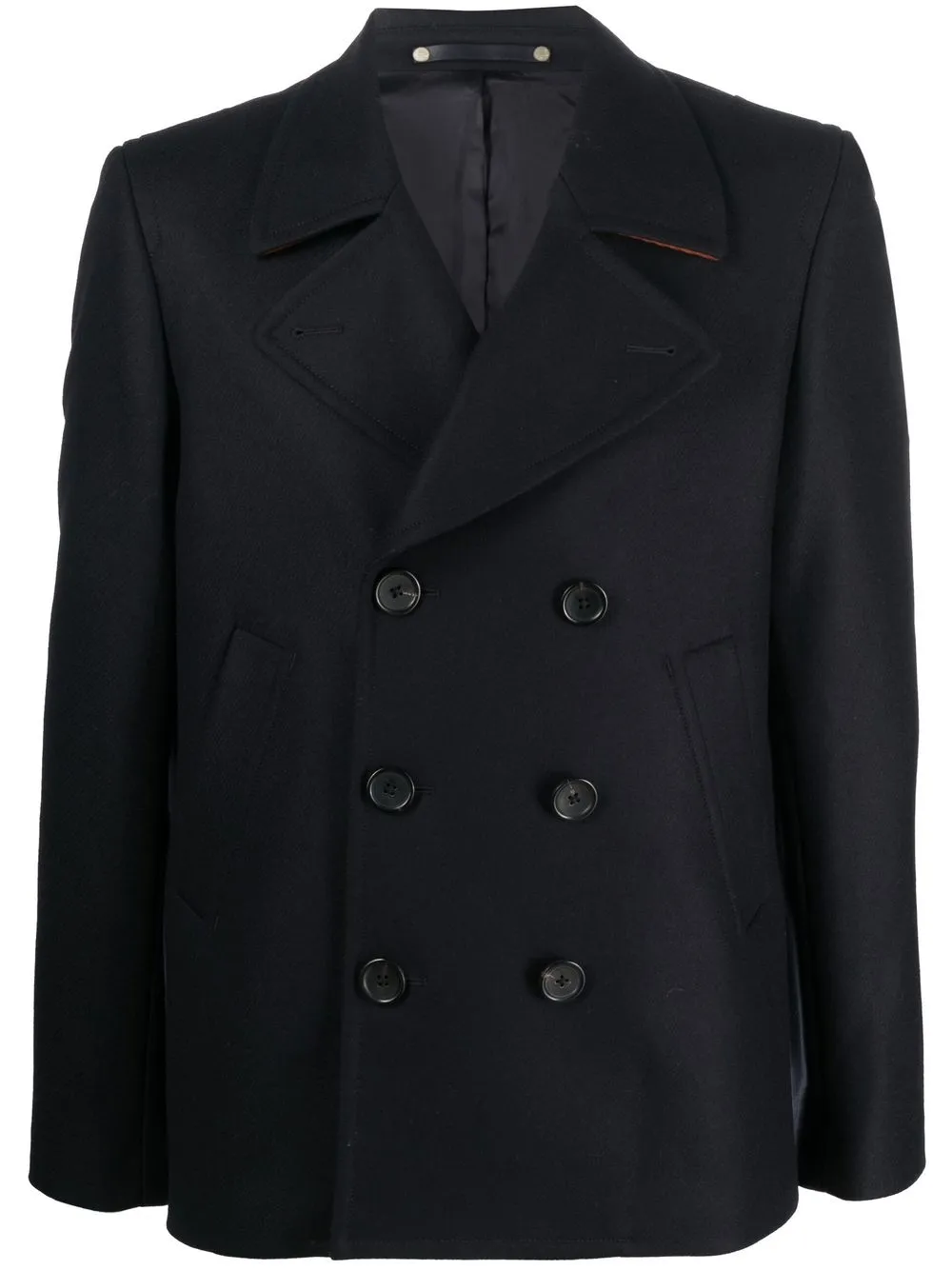 PS Paul Smith double breasted Fastening Peacoat Farfetch