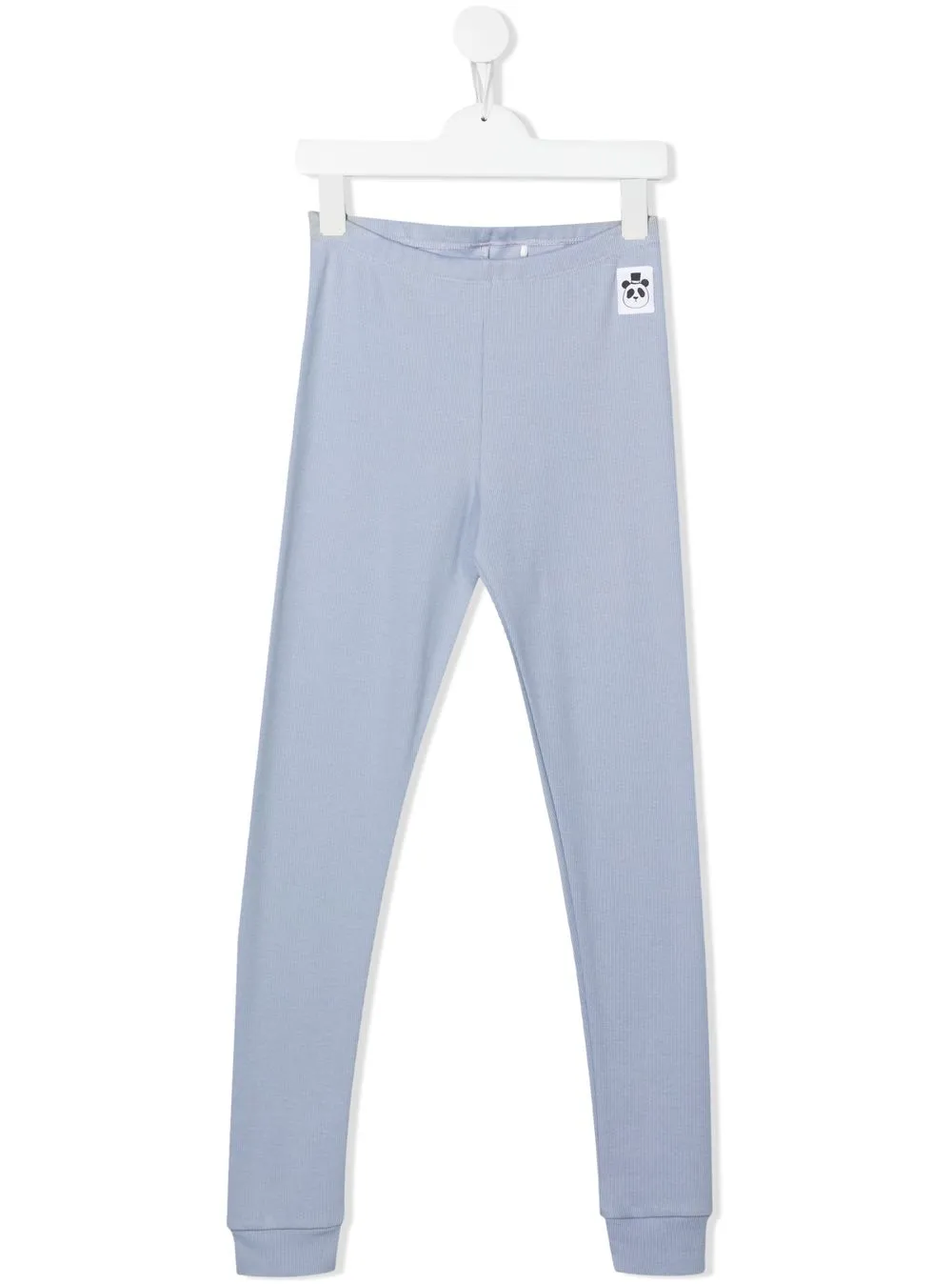 

Mini Rodini logo-motif stretch-cotton leggings - Blue