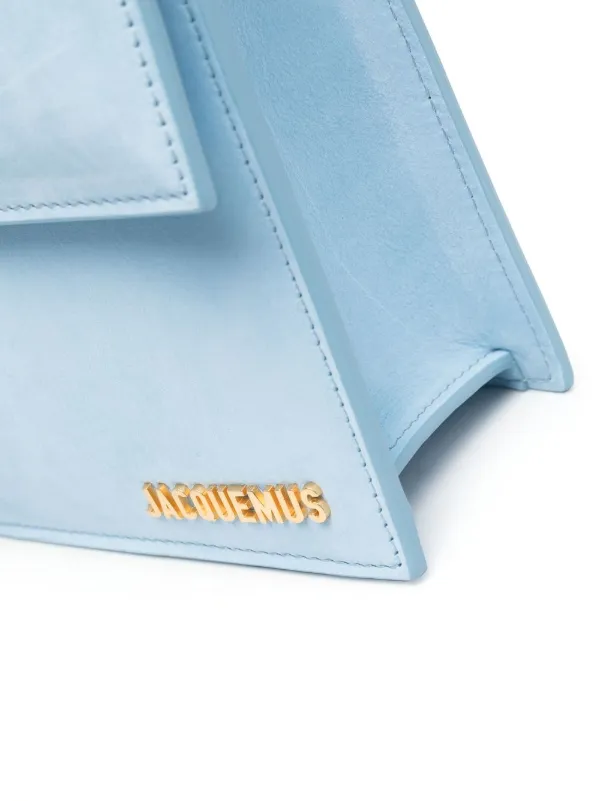 Jacquemus Le Bambinou Leather Tote Bag Blue FARFETCH MY