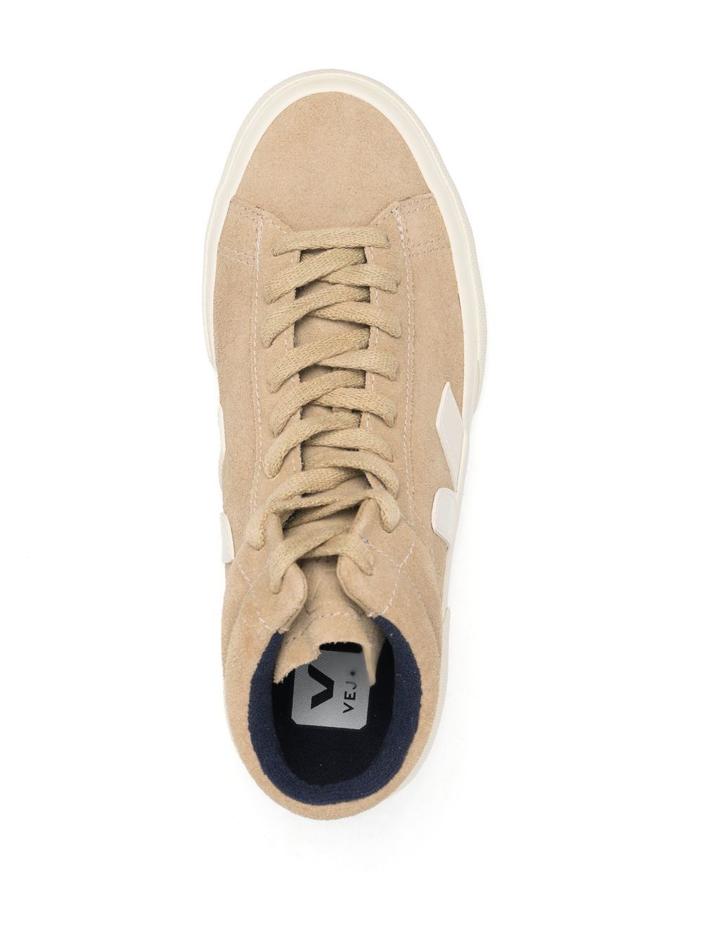 VEJA V-logo suede hi-top sneakers Women