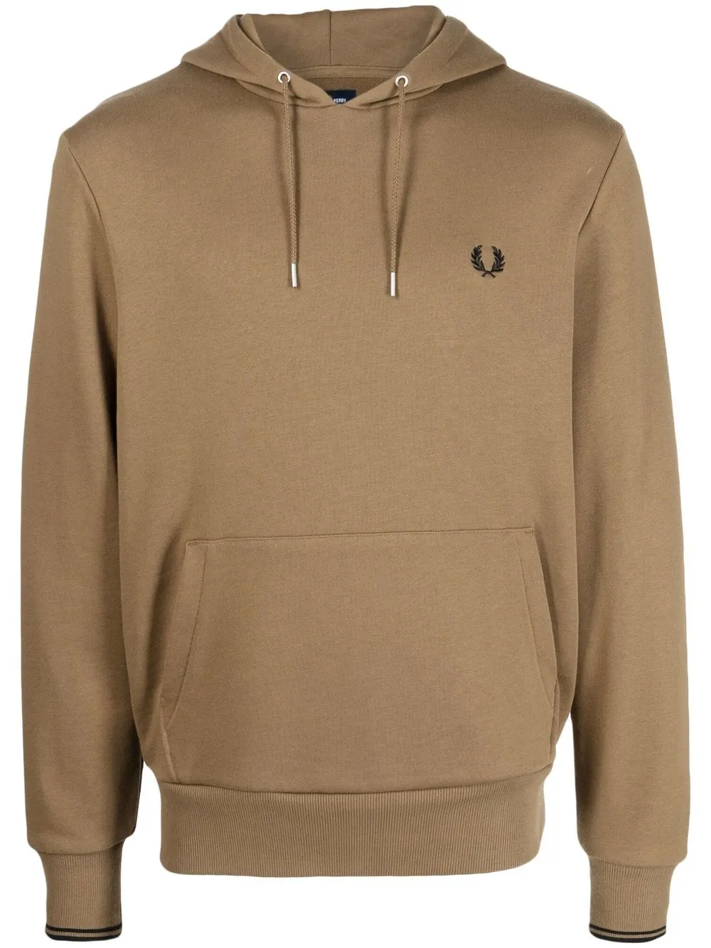 

Fred Perry hoodie con cordones y logo - Marrón