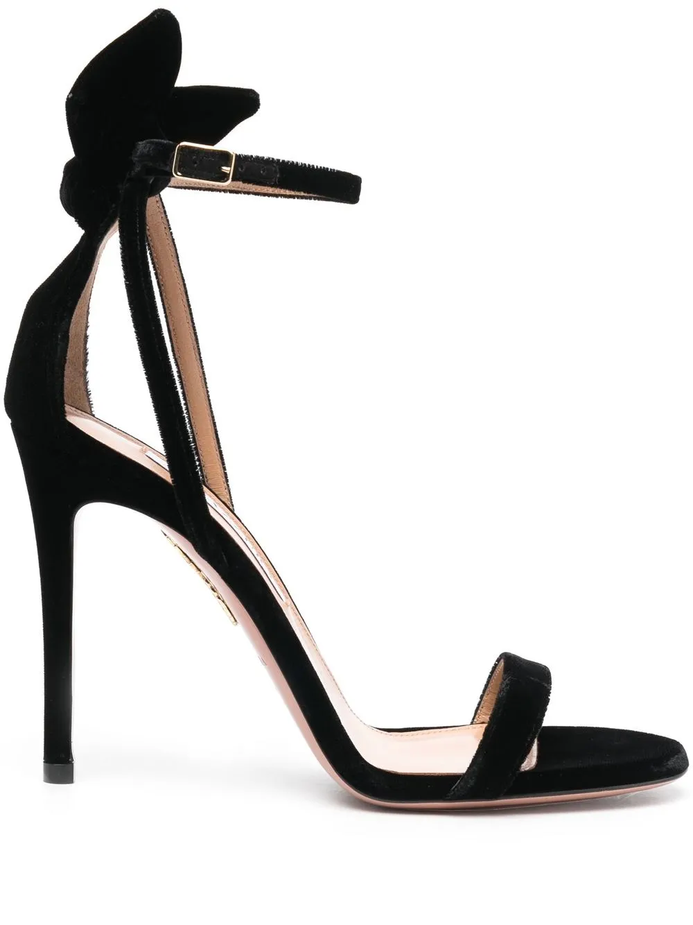 

Aquazzura sandalias con tacón de 120mm - Negro