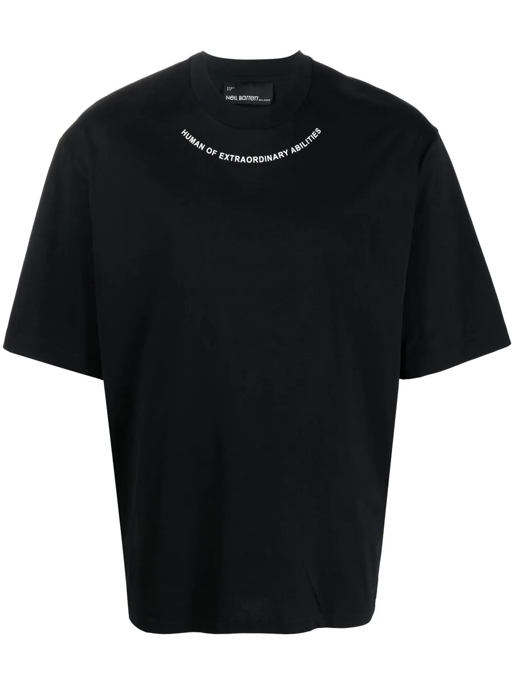 

Neil Barrett playera con eslogan estampado - Negro