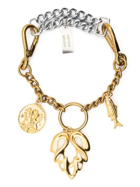 Chopova Lowena charm-detail statement necklace