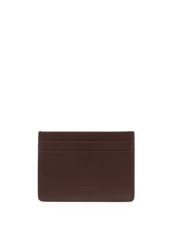 【Jil Sander】カードケース 名刺入れ ロゴ ブラウン Jil Sander ロゴ カードケース | ブラウン | FARFETCH JP