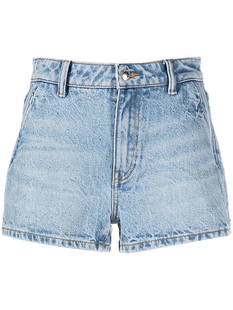 Alexander Wang high-rise denim shorts