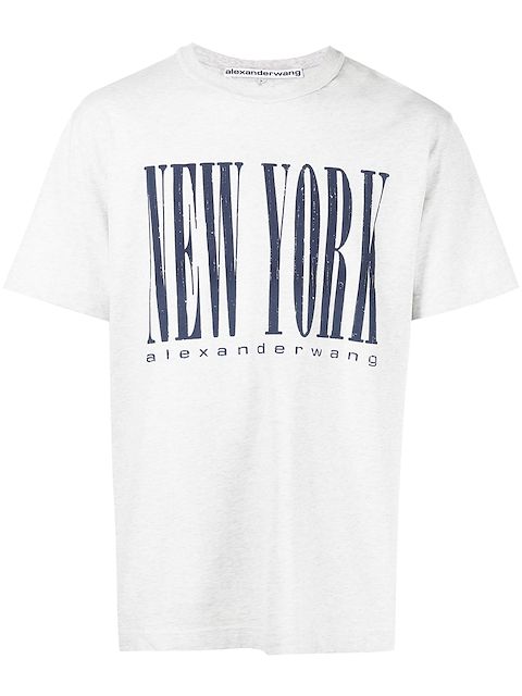 Alexander Wang T-Shirt mit "New York"-Print