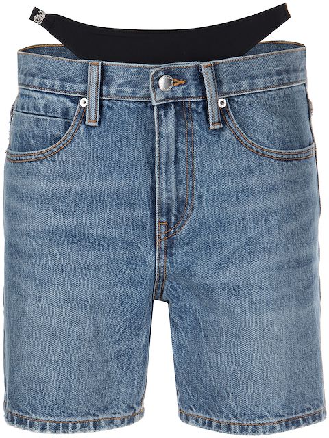 Alexander Wang bikini-attached denim shorts