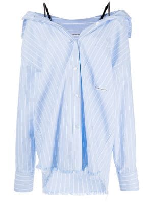 Alexander Wang silk-jacquard pajama-style Shirt - Farfetch
