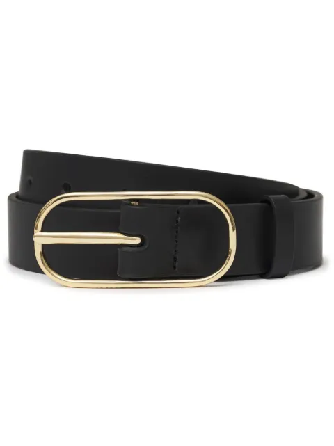 ANINE BING Harper leather buckle belt