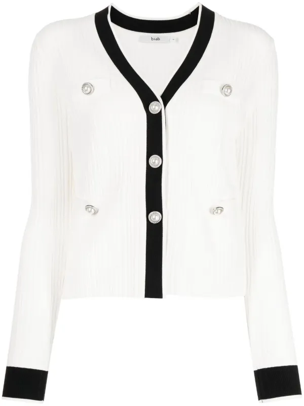 faux-pearl Embellished Cardigan - Farfetch