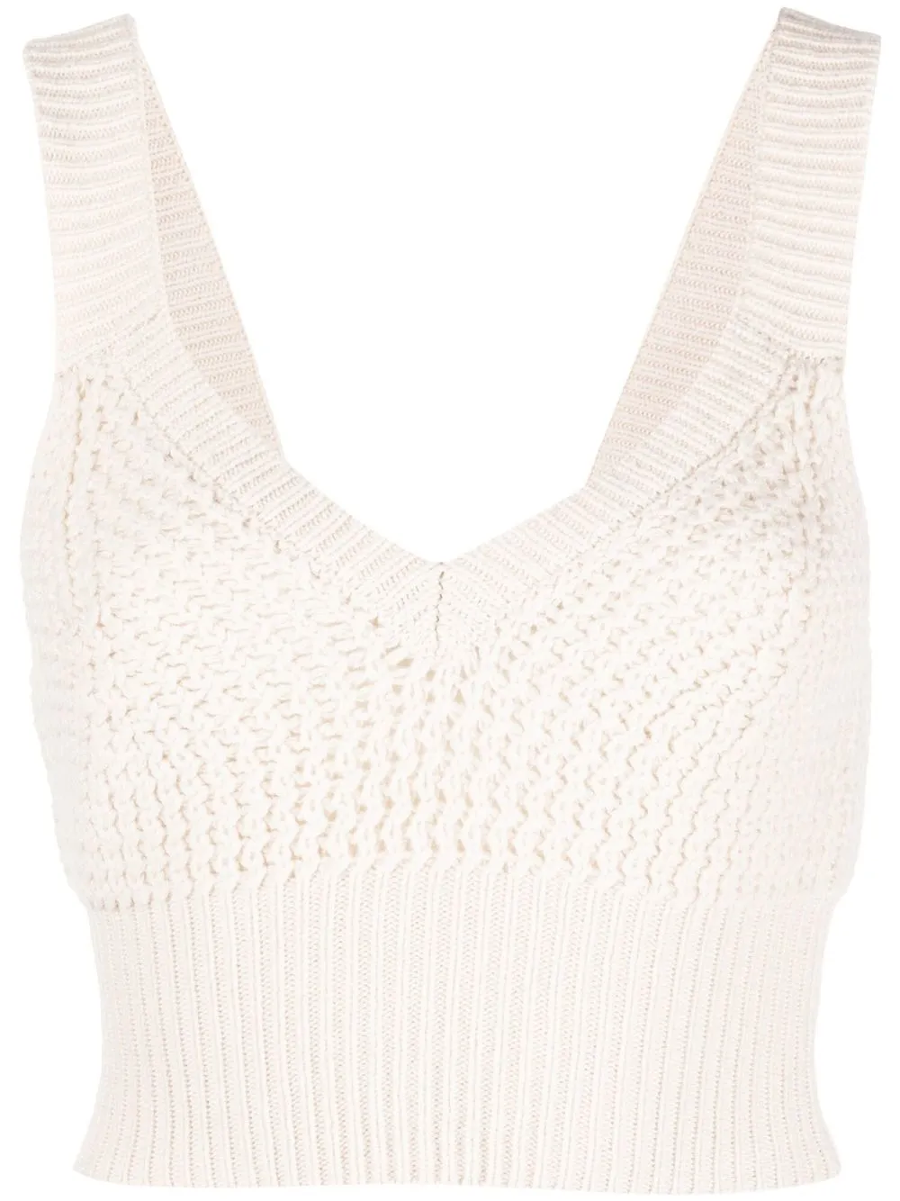 

Ballantyne chunky-knit wool top - Neutrals