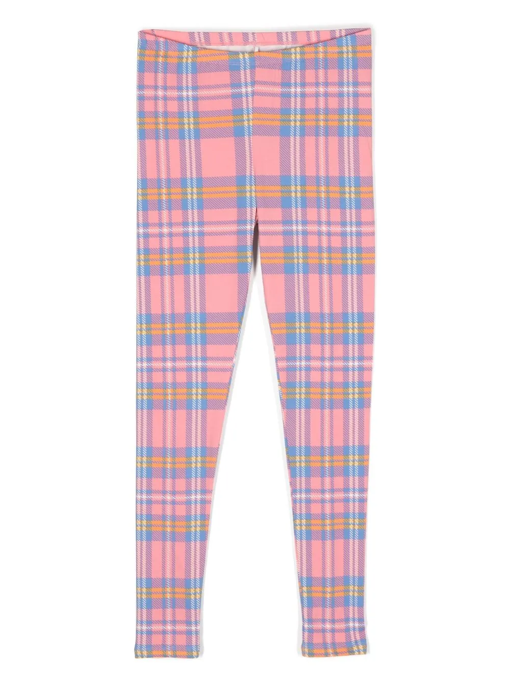 

Mini Rodini check-pattern slim-cut trousers - Pink