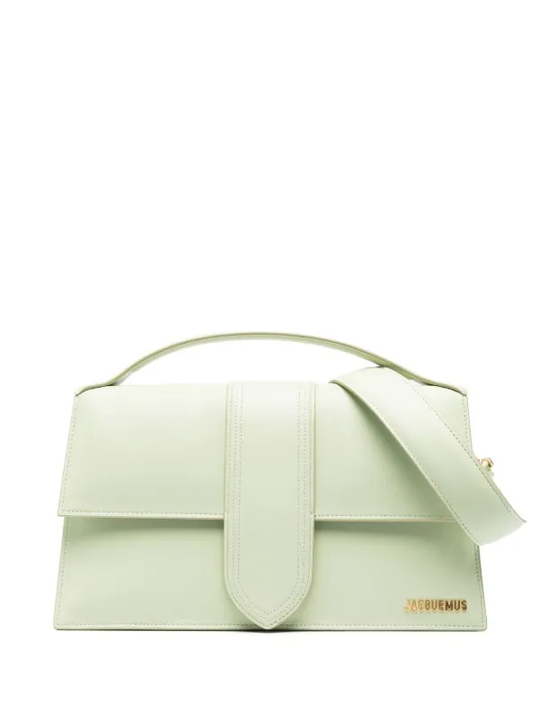 Jacquemus Le Bambinou Leather Tote Bag Green FARFETCH IN