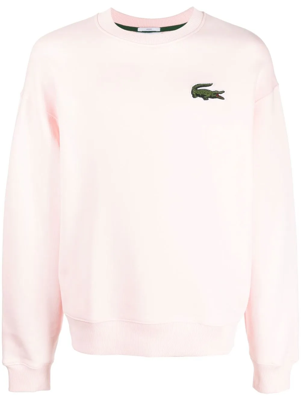 

Lacoste crocodile-patch crewneck sweatshirt - Pink