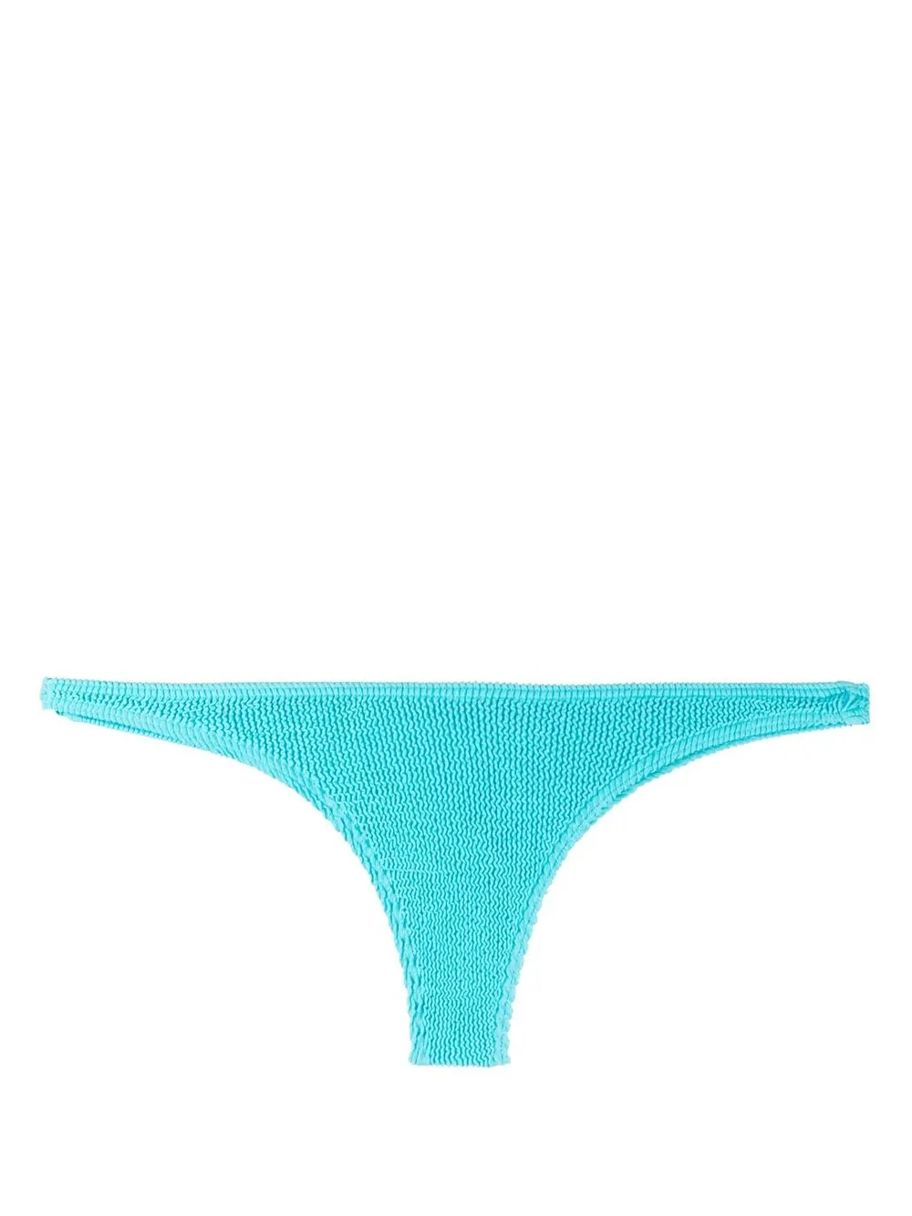 

Bond-eye bikini bottom Bound de tejido seersucker - Azul