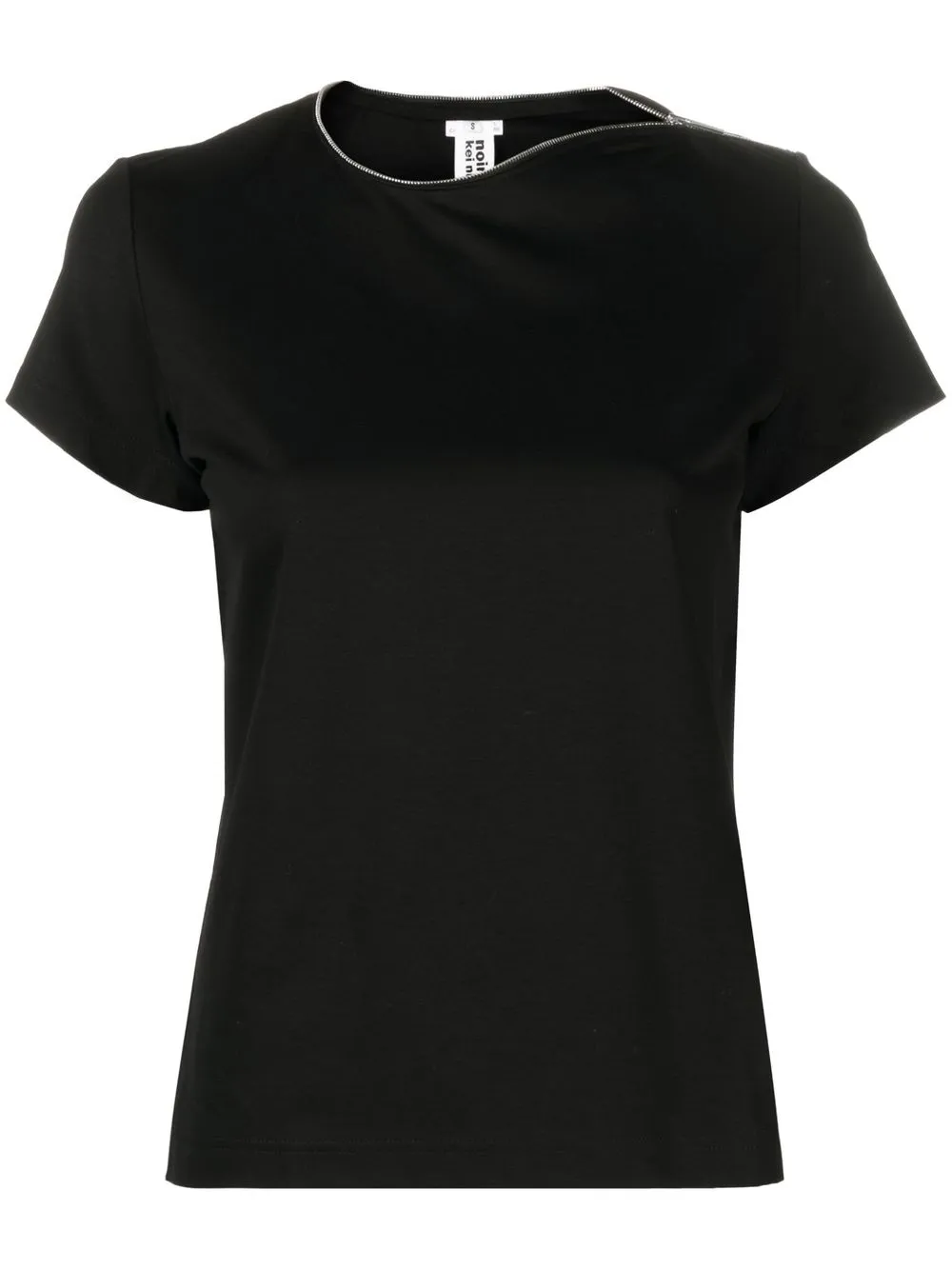 

Comme Des Garçons Noir Kei Ninomiya zip-detail neckline T-shirt - Black