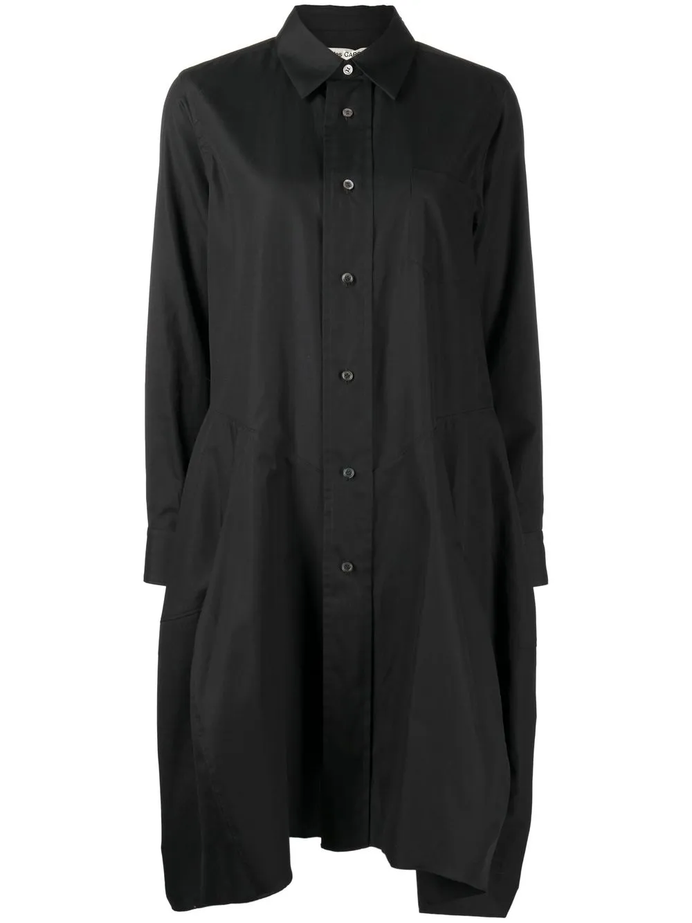 

Comme Des Garçons button-down fastening midi shirt - Black