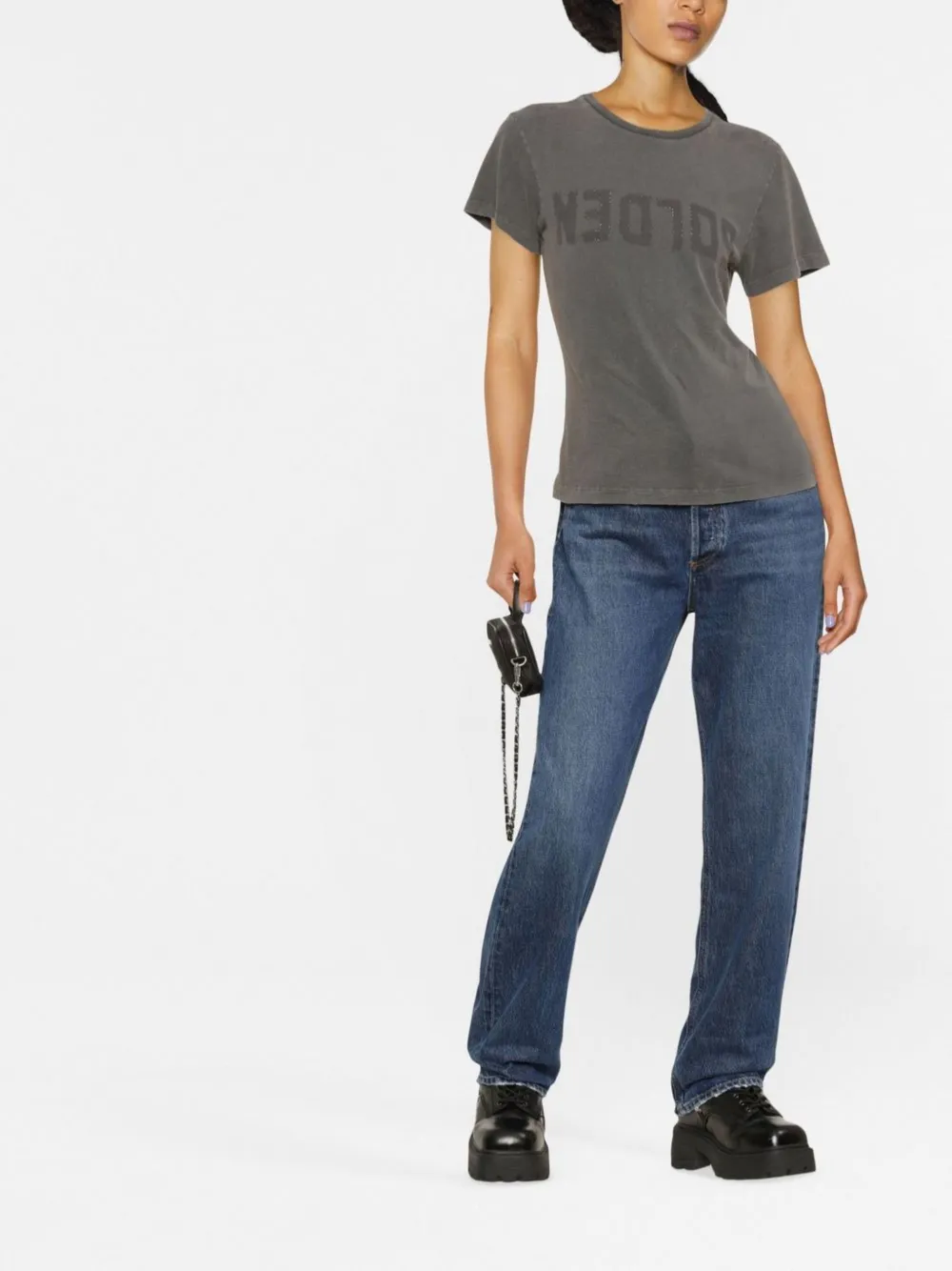 Golden Goose logo-print cotton T-shirt | T-Shirts & Jersey Shirts | Image 2