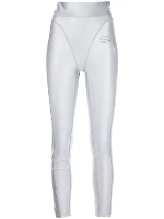 Alexander Wang crystal-embellished Logo Leggings - Farfetch