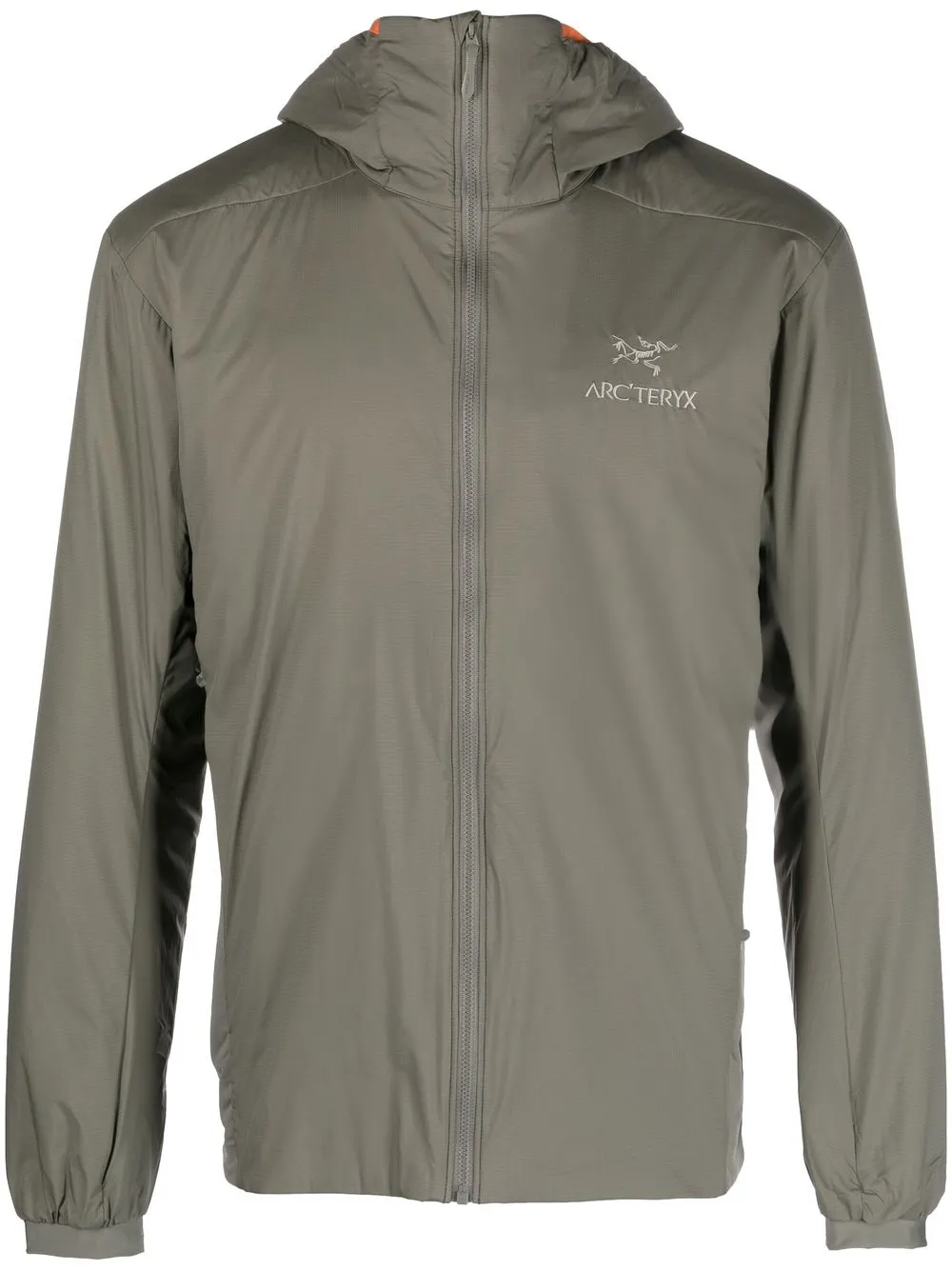 

Arc'teryx logo-embroidery zip-up hooded jacket - Green