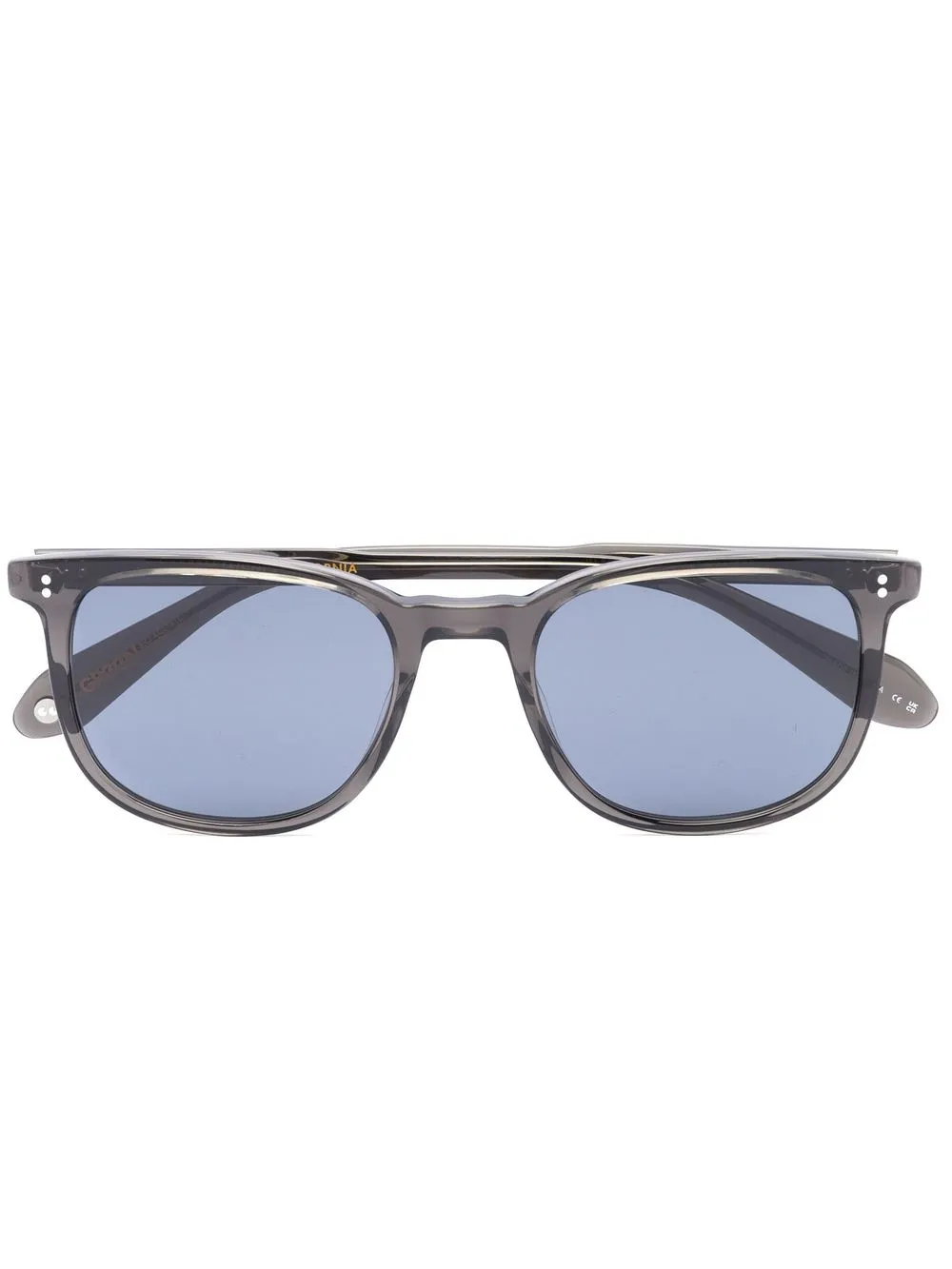 

Garrett Leight lentes de sol con armazón cuadrada - Gris