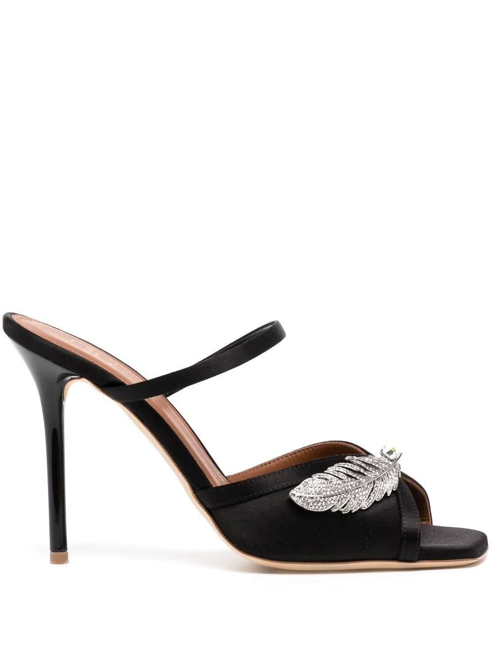 

Malone Souliers Fion satin 85mm stiletto sandals - Black