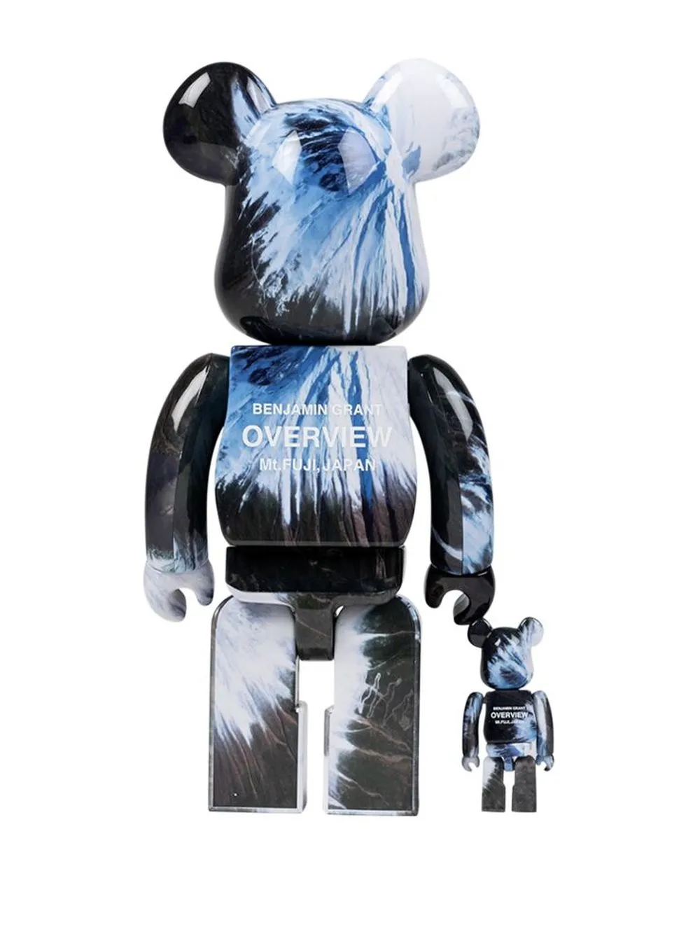 Medicom Toy x Benjamin Grant Fuji BE@RBRICK beelden set - Veelkleurig