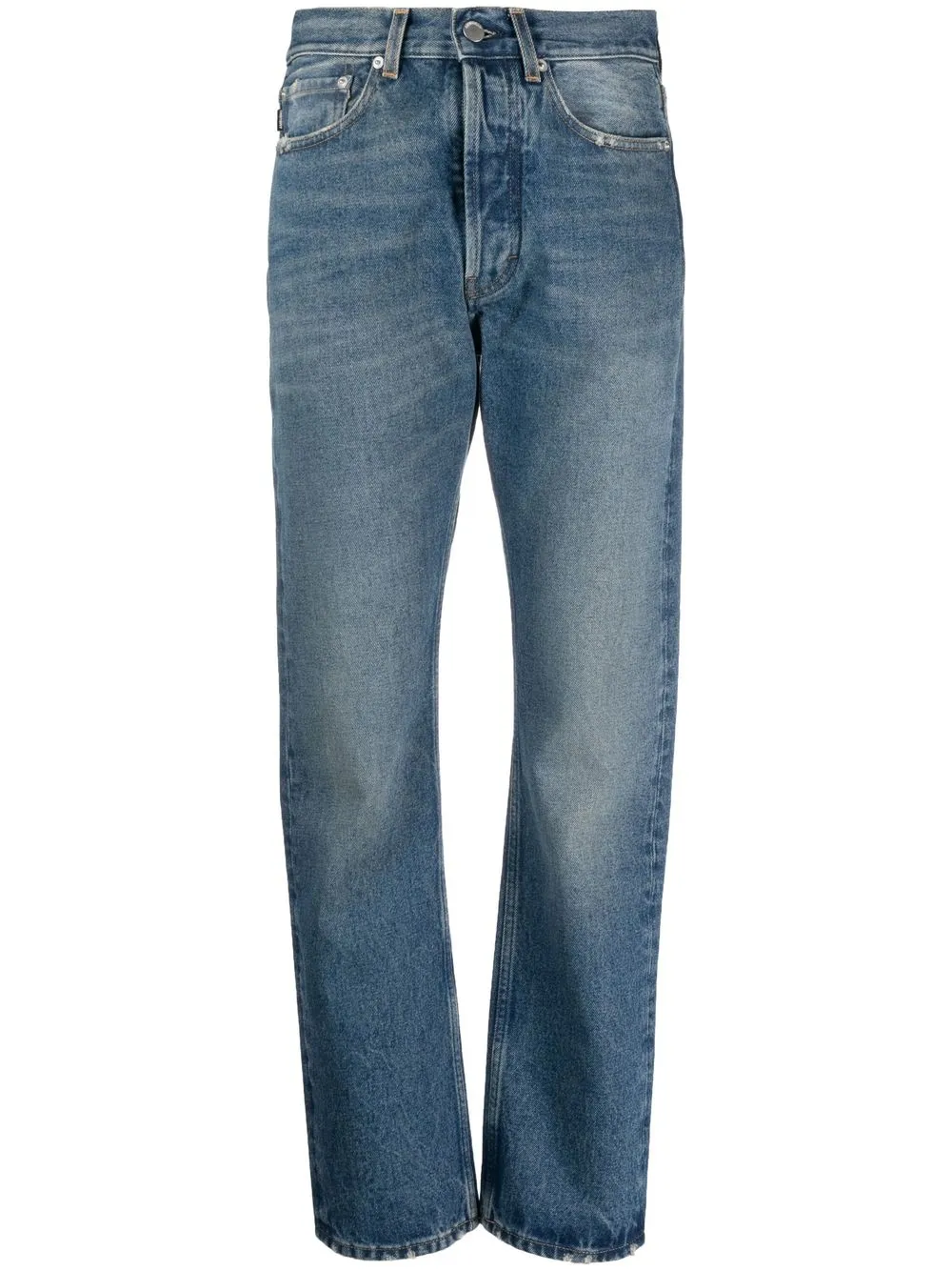 Ambush High-waisted Straight-leg Jeans In Blau