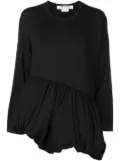 Comme Des Garçons Comme Des Garçons gathered-hem detail blouse - Black