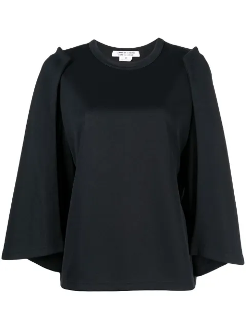 cape-sleeve top