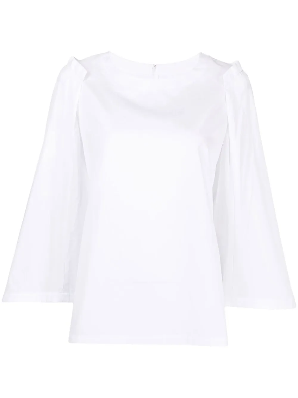 

Comme Des Garçons Comme Des Garçons top con mangas anchas - Blanco