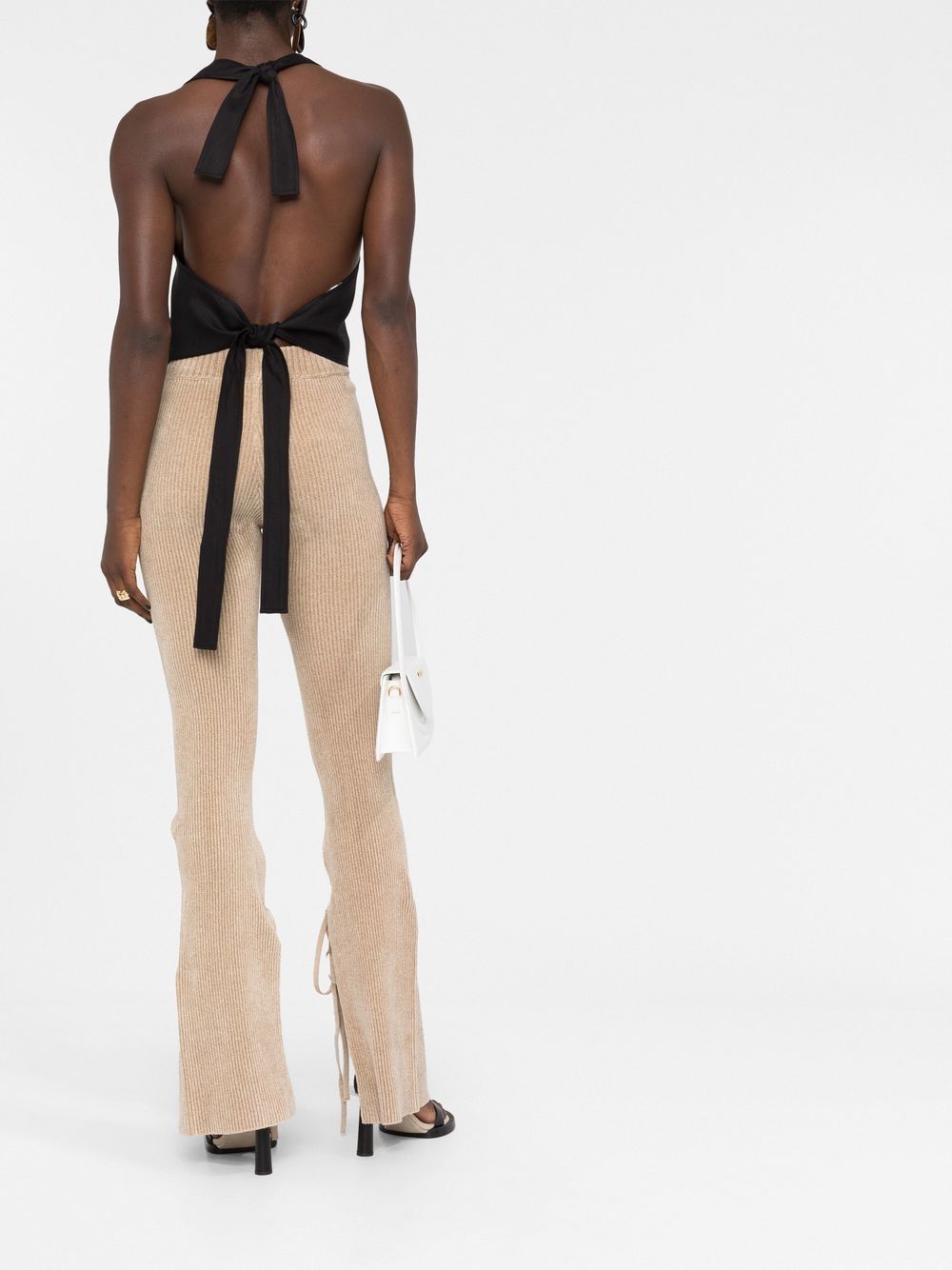Jacquemus ribbed-knit Flared Trousers - Farfetch