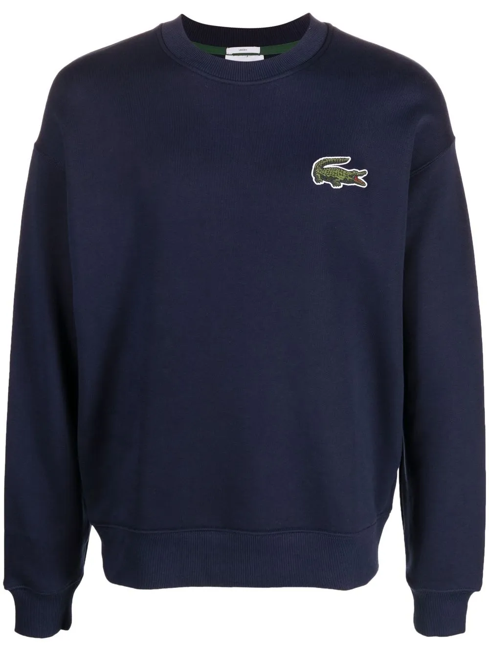 

Lacoste sudadera con parche del logo - Azul