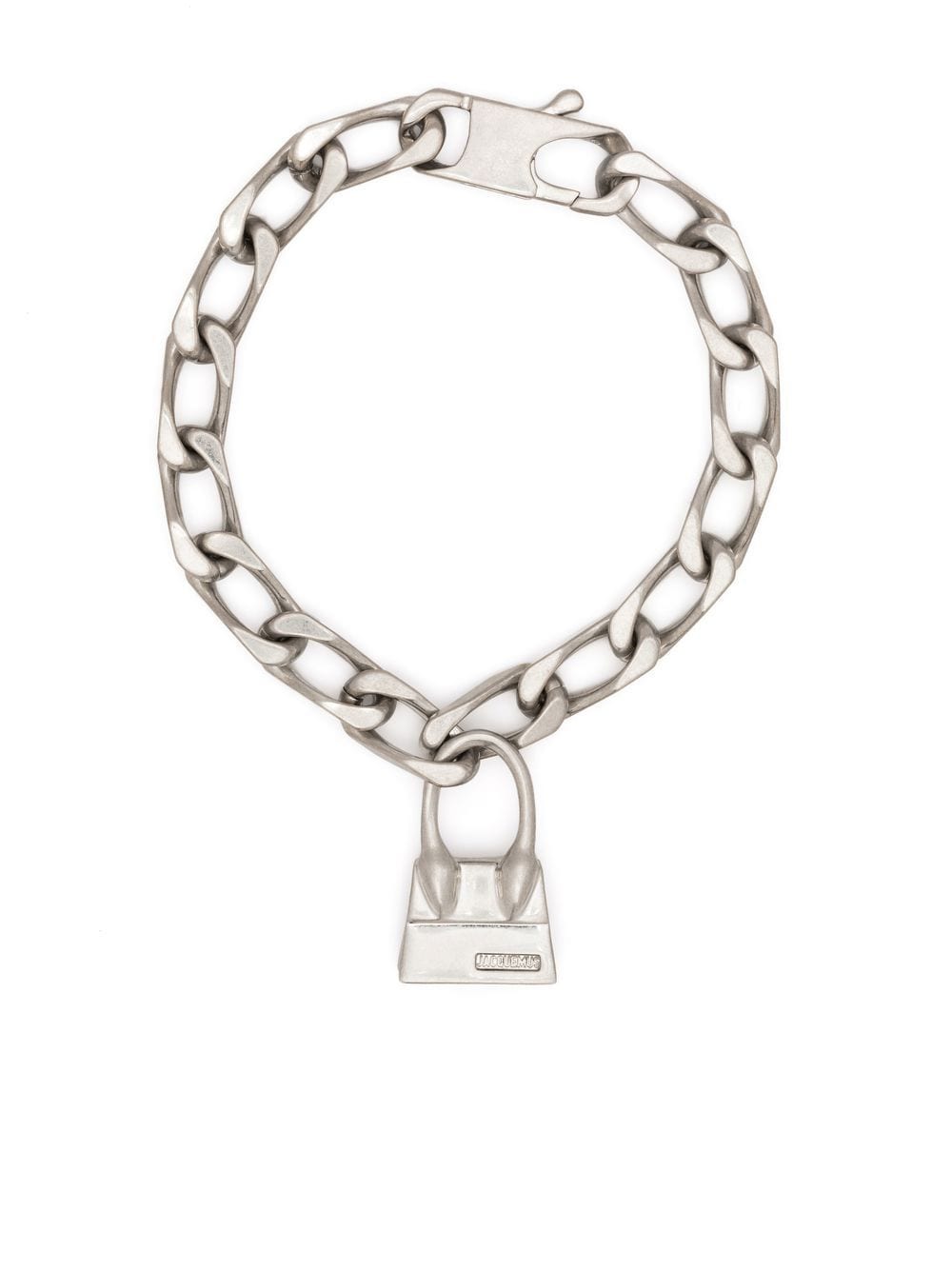 Jacquemus Logo Chain-link Bracelet In Silber | ModeSens